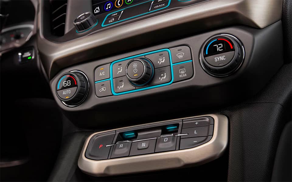 Acadia interior climate control system